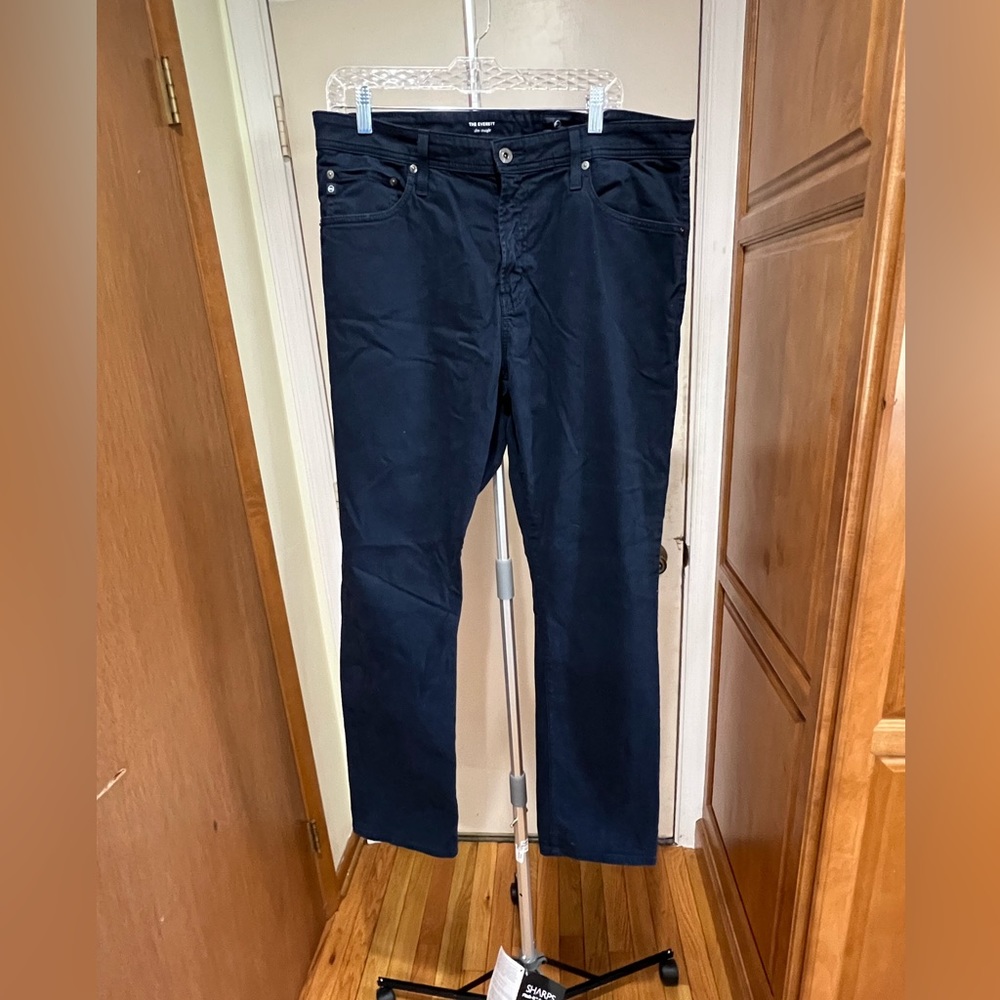 Adriano Goldschmied AG The Everett Slim Straight Navy Pants. Men’s size 36 X 32